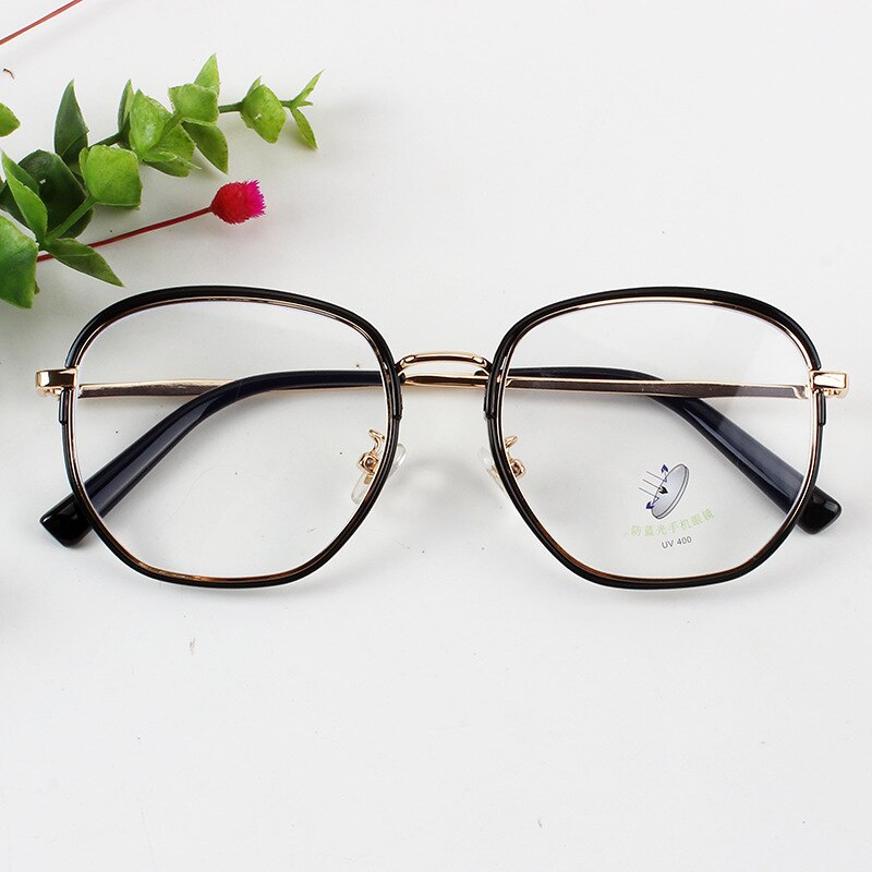 TR90 Oval Glasses Frames Women Anti-Blue Optical Glasses Frame Spectacle Myopia Computer Glass Oculos De Grau Feminino