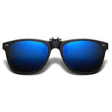 Load image into Gallery viewer, TR90 Polarized Clip On Sunglasses Men Flip Up Photochromic Sunglasses Mirror Blue Yellow Lens Night Vision Driving Glasses