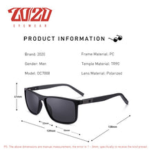 Load image into Gallery viewer, TR90 Polarized Sunglasses Men&#39;s Driving Shades Male Sun Glasses For Men Retro  Women Brand Designer UV400 Gafas