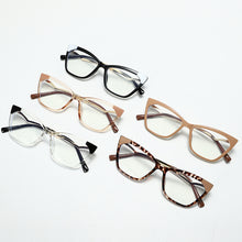 Load image into Gallery viewer, TR90 Rectangle Eyeglasses Women Trendy Cat Eye Computer Glasses Men UV400 Anti Blue Light Spectacle Frames Eyewear