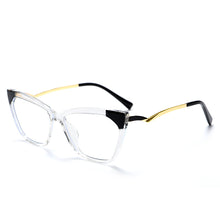 Load image into Gallery viewer, TR90 Rectangle Eyeglasses Women Trendy Cat Eye Computer Glasses Men UV400 Anti Blue Light Spectacle Frames Eyewear