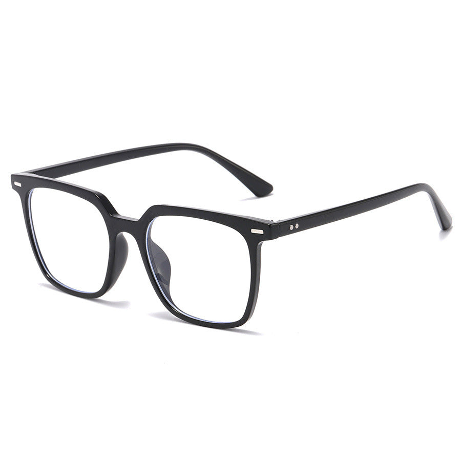TR90 Retro Mens Glasses Frame Computer Eyeglasses Frame Women Anti-blue Light Transparent Clear Pink Plastic Frame