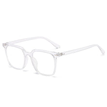 Load image into Gallery viewer, TR90 Retro Mens Glasses Frame Computer Eyeglasses Frame Women Anti-blue Light Transparent Clear Pink Plastic Frame