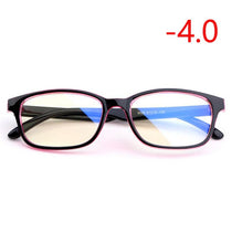 Load image into Gallery viewer, TR90 Square Finished Myopia Glasses Women Men Short-sight Eye Glasses Red Frame Myopia Eyewear -1.0 -1.5 -2.0 -2.5 -3 -3.5 -4.0