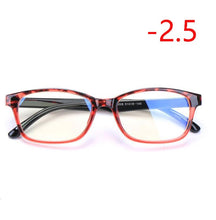 Load image into Gallery viewer, TR90 Square Finished Myopia Glasses Women Men Short-sight Eye Glasses Red Frame Myopia Eyewear -1.0 -1.5 -2.0 -2.5 -3 -3.5 -4.0
