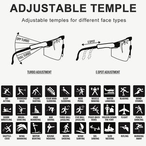 TR90 Unbreakable Frame Material Polarized Sunglasses Pit Viper Men Cool Big Goggle Durable Fashion Shades With Free Box