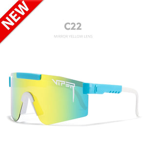 TR90 Unbreakable Frame Polarized Material Sunglasses   Shades Pit Viper Men Cool Big Goggle DurableWith Free Box