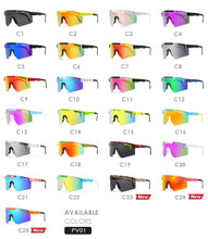 Load image into Gallery viewer, TR90 Unbreakable Frame Polarized Material Sunglasses   Shades Pit Viper Men Cool Big Goggle DurableWith Free Box