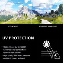 Load image into Gallery viewer, TR90 Unbreakable Frame Polarized Material Sunglasses   Shades Pit Viper Men Cool Big Goggle DurableWith Free Box