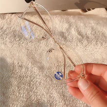 Load image into Gallery viewer, TR90 Vintage Glasses Women Men Round Clear Glasses Optical Eyeglasses Frame Transparent Lens Spectacle Unisex Anti Blue Light