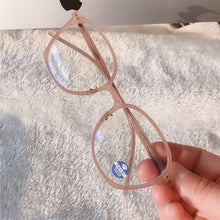 Load image into Gallery viewer, TR90 Vintage Glasses Women Men Round Clear Glasses Optical Eyeglasses Frame Transparent Lens Spectacle Unisex Anti Blue Light