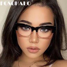 Load image into Gallery viewer, TR90 Vintage Glasses Women Men Square Clear Glasses Optical Eyeglasses Frame Transparent Lens Spectacle Frame