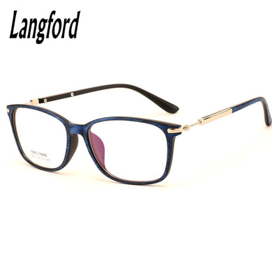 TR90 eyeglasses full frame light Optical glasses spectacles design prescription wood grain 2581