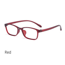 Load image into Gallery viewer, TR90 glasses frame male comfortable ultra-light screwless myopia glasses frame female square frame optical prescription glasses