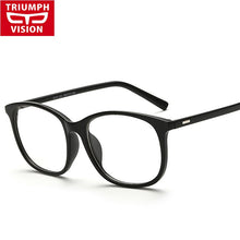 Carica l&#39;immagine nel visualizzatore di Gallery, TRIUMPH VISION Acetate Black Frame Eyeglasses Women Square Designer 2016 Frame Glasses Eyewear Brand Eye Glasses Men New