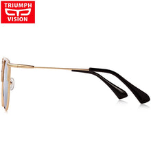 Load image into Gallery viewer, TRIUMPH VISION Brand Designer Sun Glasses For Women Round Pilot Style Female Sunglasses Pink Mirror Shades Oculos Women