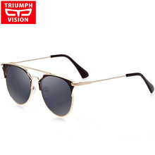 Load image into Gallery viewer, TRIUMPH VISION Brand Designer Sun Glasses For Women Round Pilot Style Female Sunglasses Pink Mirror Shades Oculos Women