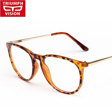 Carica l&#39;immagine nel visualizzatore di Gallery, TRIUMPH VISION Brand Eyeglasses Frame Eyewear Men Women Acetate Designer 2016 Eye Glasses Frame Women Original Retro