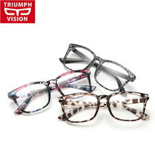 Carica l&#39;immagine nel visualizzatore di Gallery, TRIUMPH VISION Rectangle Acetate Frame Eye Glasses Men Brand Original Myopia Glasses Frame Men Designer Eyeglasses Men
