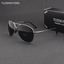 Carica l'immagine nel visualizzatore di Gallery, TUZENGYONG 2022 Brand Alloy Men's Sunglasses Polarized UV400 Lens Sun Glasses  For Men  Pilot Eyewear Oculos de sol High Quality