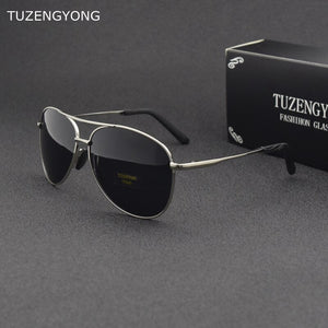 TUZENGYONG 2023 Brand Alloy Men's Sunglasses Polarized UV400 Lens Sun Glasses For Men Eyewear Oculos de sol