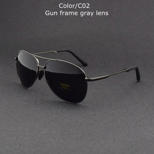 TUZENGYONG 2023 Brand Alloy Men's Sunglasses Polarized UV400 Lens Sun Glasses For Men Eyewear Oculos de sol