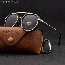 Load image into Gallery viewer, TUZENGYONG 2022  Gothic Steampunk Polarized Sunglasses Women Brand Designer Vintage Men Sun Glasses UV400 Eyewear