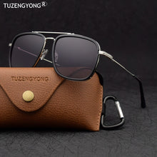 Load image into Gallery viewer, TUZENGYONG 2023 Steampunk Sunglasses Polarized Men Women Brand Designer Vintage Sun Glasses  UV400 Oculos de sol