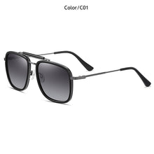 Load image into Gallery viewer, TUZENGYONG 2023 Steampunk Sunglasses Polarized Men Women Brand Designer Vintage Sun Glasses  UV400 Oculos de sol