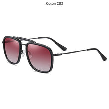 Load image into Gallery viewer, TUZENGYONG 2023 Steampunk Sunglasses Polarized Men Women Brand Designer Vintage Sun Glasses  UV400 Oculos de sol