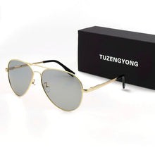 Load image into Gallery viewer, TUZENGYONG 2023 Photochromic Sunglasses Men Polarized Day Night Driving Glasses Chameleon Anti-Glare gafas de sol T302