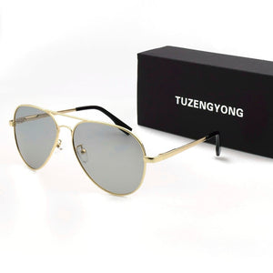 TUZENGYONG 2023 Photochromic Sunglasses Men Polarized Day Night Driving Glasses Chameleon Anti-Glare gafas de sol T302