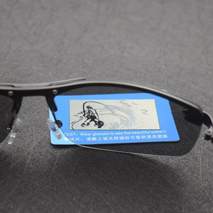 TUZENGYONG Occhiali da sole fotocromatici senza montatura in lega da uomo polarizzati occhiali da guida giorno e notte camaleonte antiriflesso gafas de sol 
