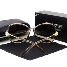 Load image into Gallery viewer, TUZENGYONG Brand Design  Women Sunglasses Polarized 2023 Vintage Large Frame Lady Sun Glasses Shades Oculos