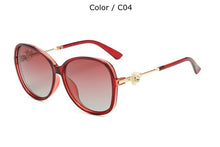 Load image into Gallery viewer, TUZENGYONG Brand Design  Women Sunglasses Polarized 2023 Vintage Large Frame Lady Sun Glasses Shades Oculos