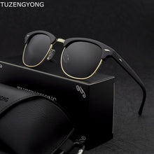 Load image into Gallery viewer, TUZENGYONG Classic Polarized Sunglasses Men Women Brand Designer  Sun Glasses Female Male Mirror Sunglass