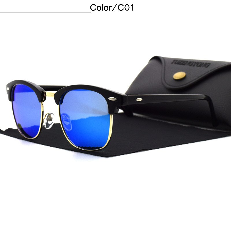 TUZENGYONG Classic Polarized Sunglasses Men Women Brand Designer  Sun Glasses Female Male Mirror Sunglass