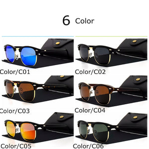TUZENGYONG Classic Polarized Sunglasses Men Women Brand Designer  Sun Glasses Female Male Mirror Sunglass