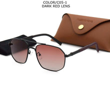 Load image into Gallery viewer, TUZENGYONG Classic Polarized Sunglasses Women Brand Design Hexagon Alloy Frame+ Rubber Temples Men Glasses UV400 protection