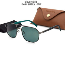 Load image into Gallery viewer, TUZENGYONG Classic Polarized Sunglasses Women Brand Design Hexagon Alloy Frame+ Rubber Temples Men Glasses UV400 protection