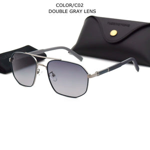 TUZENGYONG Classic Polarized Sunglasses Women Brand Design Hexagon Alloy Frame+ Rubber Temples Men Glasses UV400 protection