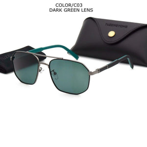 TUZENGYONG Classic Polarized Sunglasses Women Brand Design Hexagon Alloy Frame+ Rubber Temples Men Glasses UV400 protection