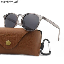Load image into Gallery viewer, TUZENGYONG  Unisex Ultralight TR90 Polarized Sunglasses Men Women Driving Round Pink Shades Vintage Sun Glasses Gafas De Sol