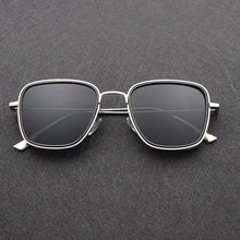 Load image into Gallery viewer, TUZENGYONG Steampunk Sunglasses Men Women Brand Designer Vintage Square Metal Frame Sun Glasses UV400 Oculos de sol