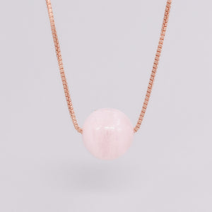 Taurus Stones Natural Rose Quartz Chokers Necklaces Pendants Ball Gold 925 Silver Adjustable Chain Fine Jewelry Women #c038n