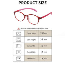 Load image into Gallery viewer, Teen Girls Glasses Kids Eyeglasses Unbreakable Twist Glasses Frame Women&#39;s eyewear Frames No prescription GlassesDD1475