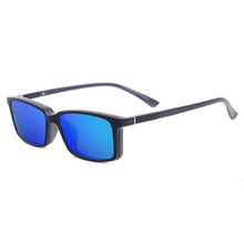 Load image into Gallery viewer, TendaGlasses Lightweight Flexible Rectangular TR90 Men Women Prescription Eyeglass Frame with Polarized Clip On Sunglasses