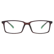 Load image into Gallery viewer, TendaGlasses Lightweight Flexible Rectangular TR90 Men Women Prescription Eyeglass Frame with Polarized Clip On Sunglasses
