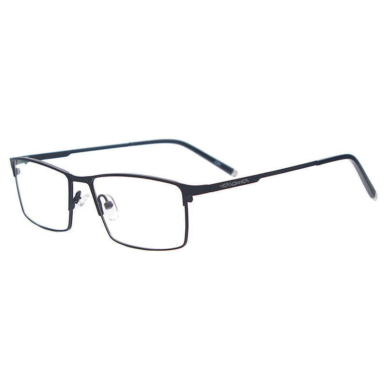 TendaGlasses Metal Full Rim Glasses Men Rectangle Prescription Eyeglass Frames For Optical Lenses Myopia and Reading