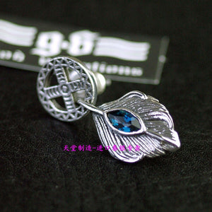 Thailand imports, genuine GV new Indian Style Silver Feather Earrings